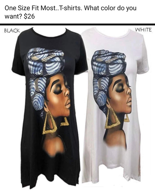 Black Girl Shirt (one size fits most)
